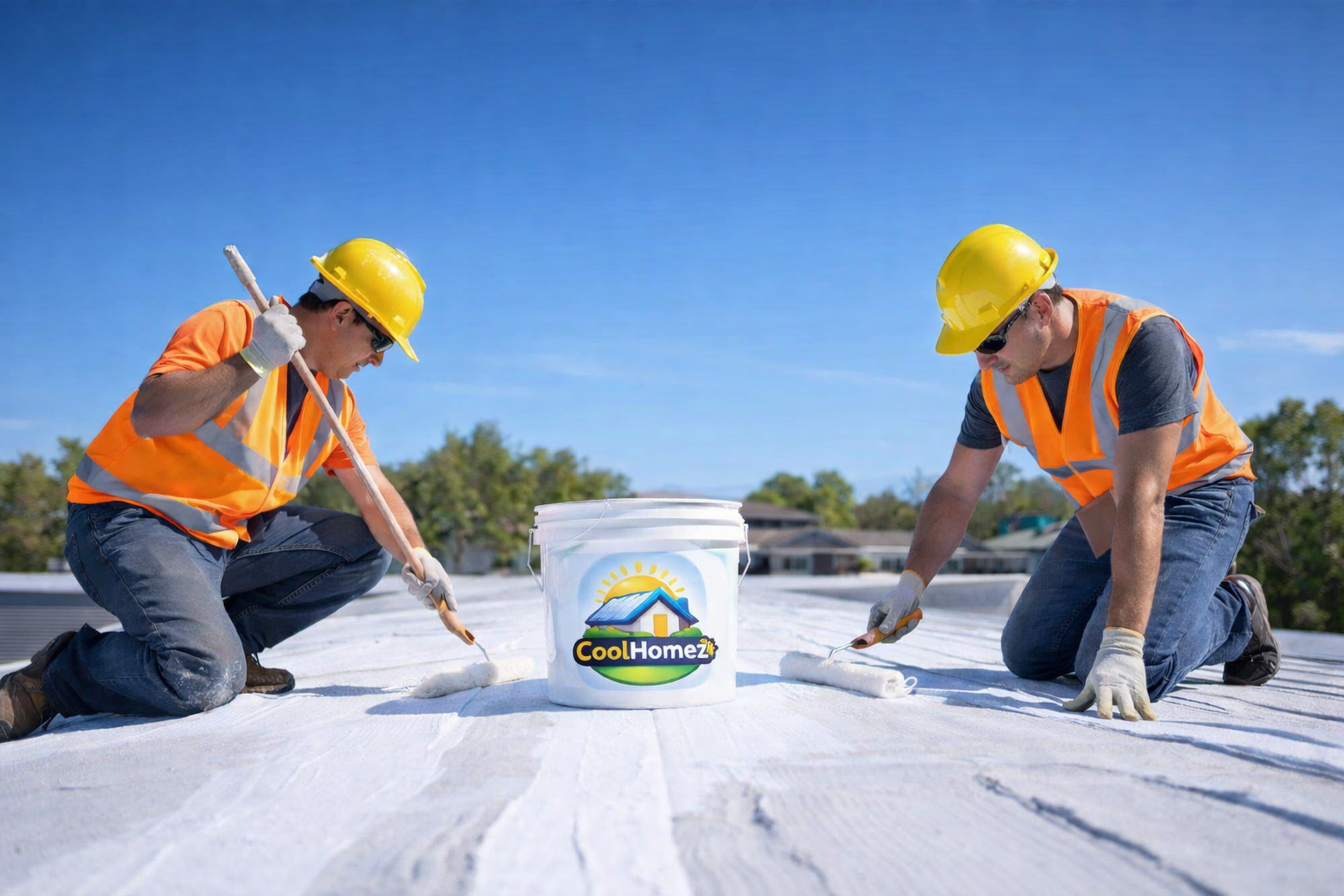 CoolHomez Roof Cooling Work